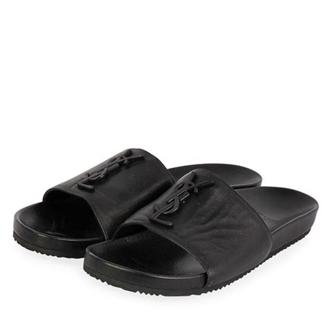 ysl slides men's|saint laurent sandals flat.